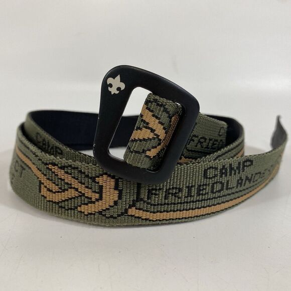 Mens Bison Nylon Strap Belt Large Project Cope Friedlander Knot Graphics 39” - Picture 1 of 7